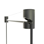 Fabric pendant light with stepless dimming and remote control, modern white shade
