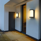 Outdoor wall light with motion sensor LED, IP65 weatherproof, modern design