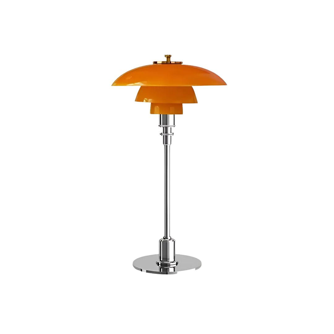 Triplet Layered Table Lamp - Modern Bedside Accent Light