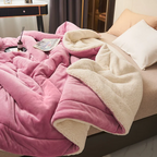 Fleece Blanket Warm Flannel Throw, Plush Soft for Winter Bed