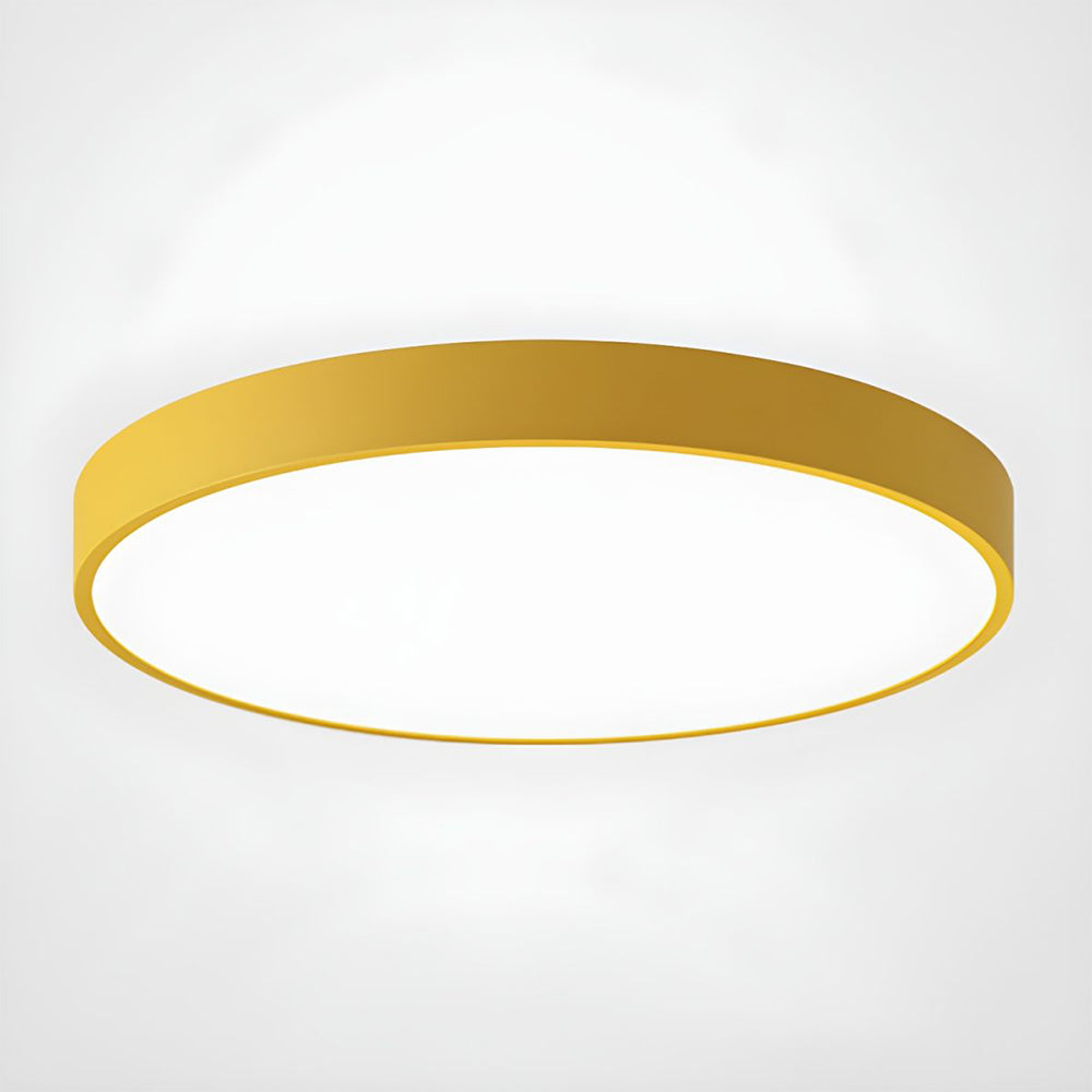 LED Ceiling Light Round Flush Mount | Iron &, Multi-Size | Galia