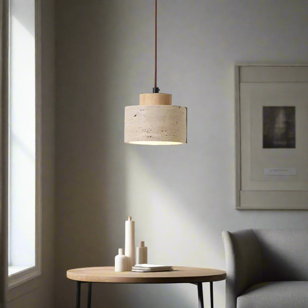 Iron pendant light with tri-color LED, hardwired, for kitchen and dining room