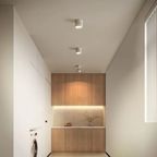 Indoor LED wall light round design adjustable head minimalist modern