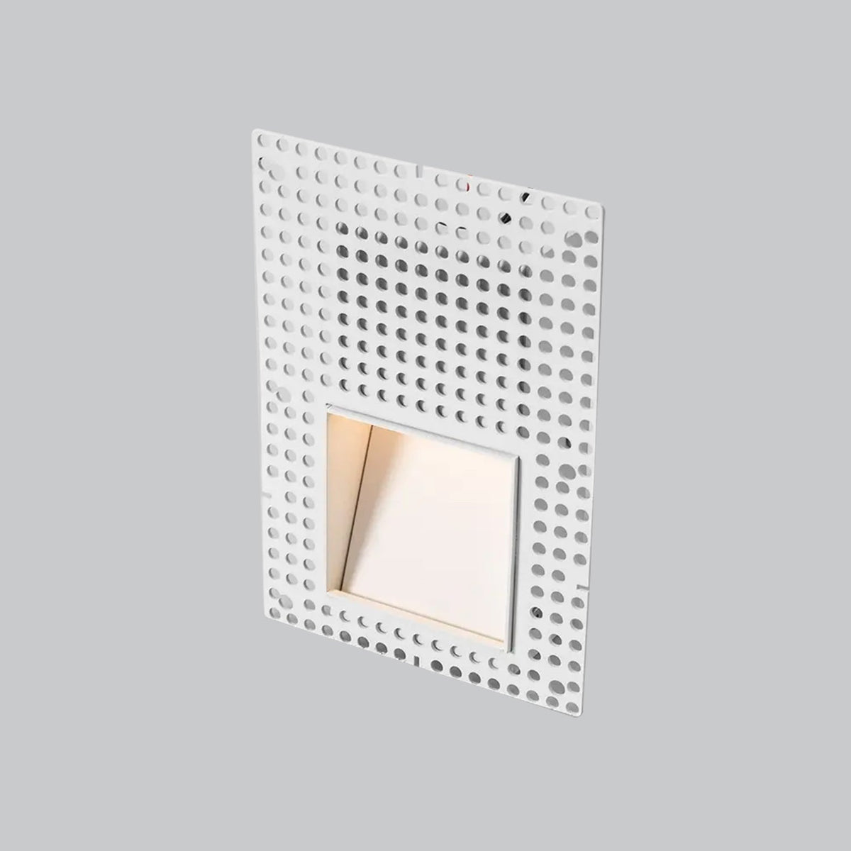 Frameless LED sensor wall light recessed design with motion sensor and soft downward glow