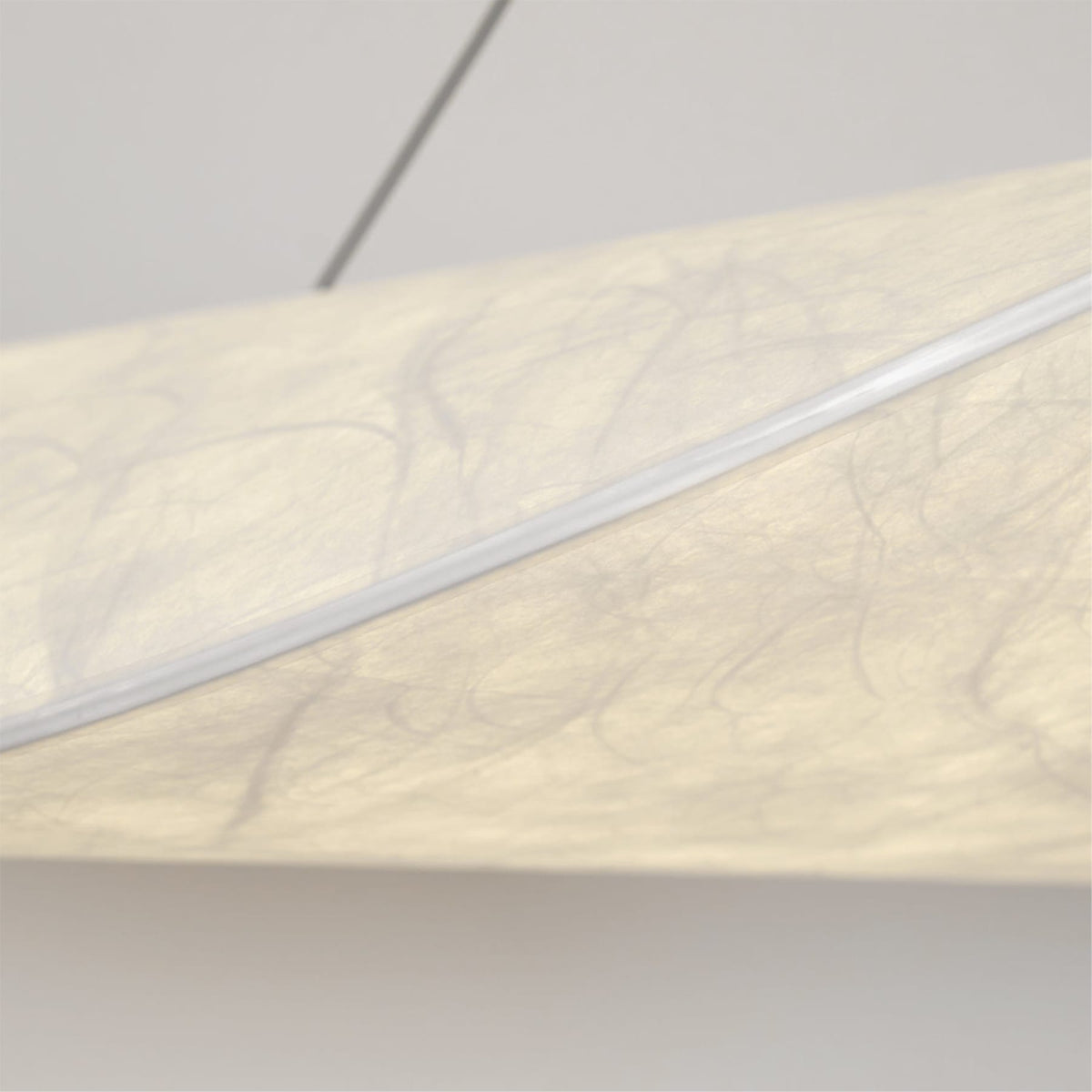 Fabric pendant light with stepless dimming and remote control, modern white shade