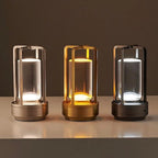 Cordless Table Lamp | Crystal Shade, USB-C, Water-Resistant