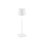 Cordless LED table lamp rechargeable dimmable IP65 outdoor dining terrace