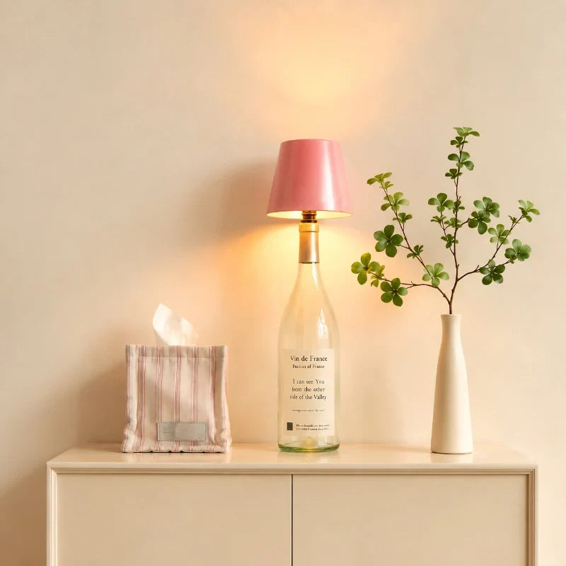 Bottle Light USB rechargeable cork lamp with adjustable brightness and color temperature