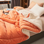 Fleece Blanket Warm Flannel Throw, Plush Soft for Winter Bed