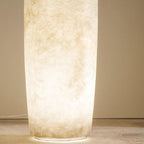 Resin floor lamp bottle vase design multi colour LED, 92cm and 142cm height options