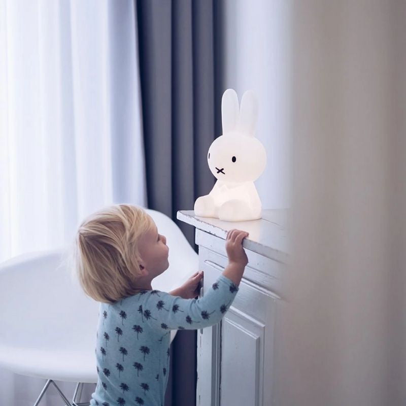 Rabbit figurine decor Miffy kids room ornament, Dick Bruna design