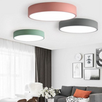 LED Ceiling Light Round Flush Mount | Iron &, Multi-Size | Galia