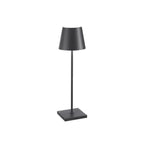 Cordless LED table lamp rechargeable dimmable IP65 outdoor dining terrace