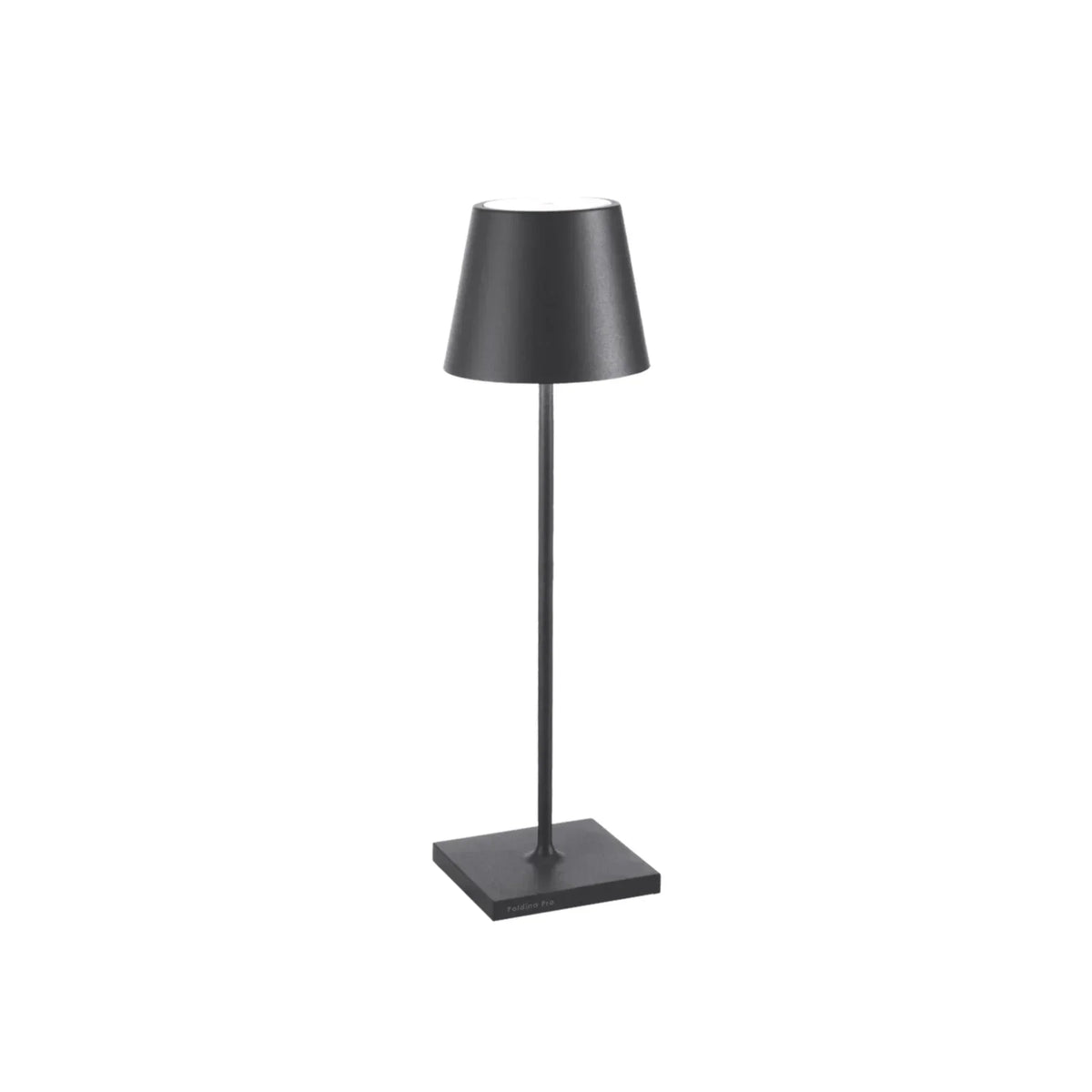 Cordless LED table lamp rechargeable dimmable IP65 outdoor dining terrace