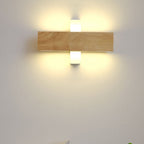 Wood Wall Light for Living Room and Bedroom | Warm White, Daylight