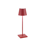 Cordless LED table lamp rechargeable dimmable IP65 outdoor dining terrace