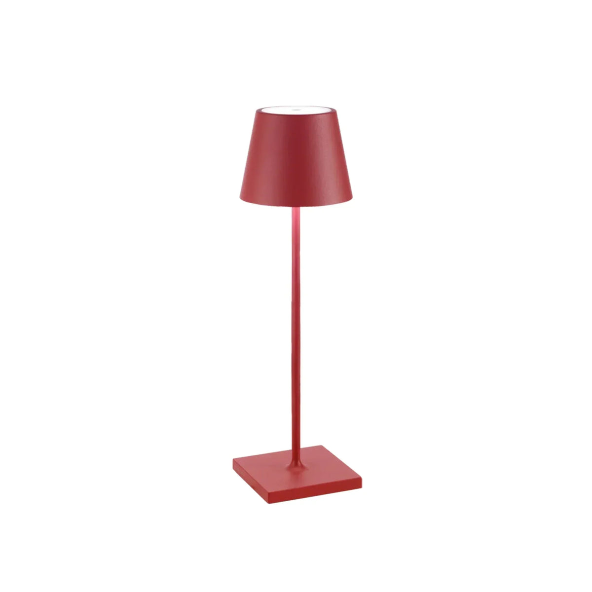 Cordless LED table lamp rechargeable dimmable IP65 outdoor dining terrace