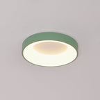 Flush Mount Ceiling Light | Wrought Iron, Tri-Colour LED, 3 Sizes