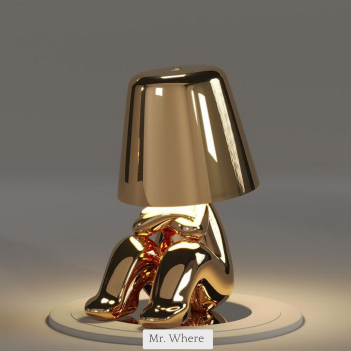 Cordless Table Lamp Dimmable, Rechargeable, Italian Design