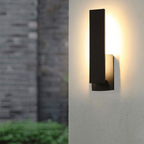Outdoor wall sconce waterproof IP65 square LED minimalist design