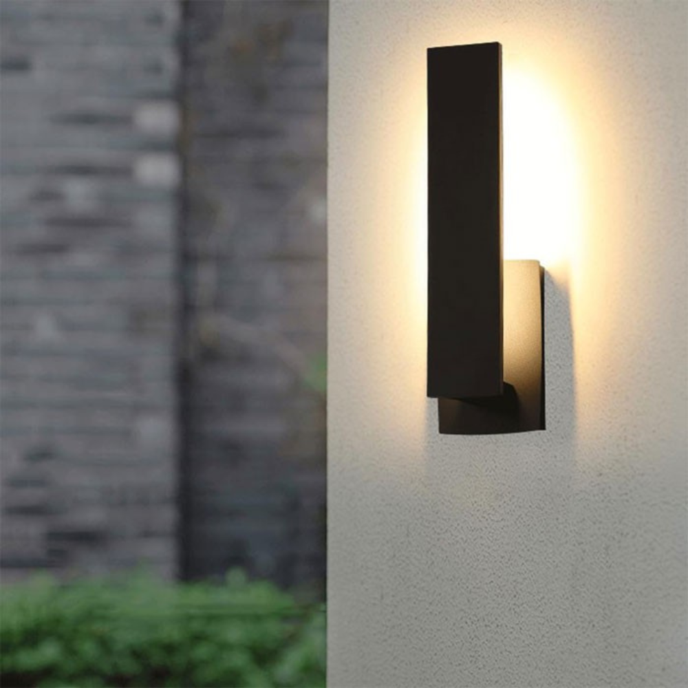 Outdoor wall sconce waterproof IP65 square LED minimalist design