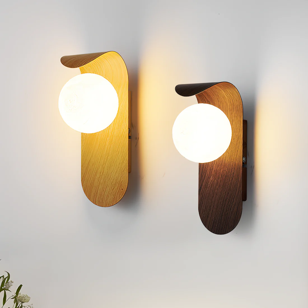 LED Wall Light Scandinavian Style | Wooden, Minimalist, Indoor