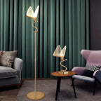 Butterfly Chandelier Lamp modern LED in 4 styles — pendant, floor, table, wall, metal and acrylic