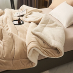 Fleece Blanket Warm Flannel Throw, Plush Soft for Winter Bed
