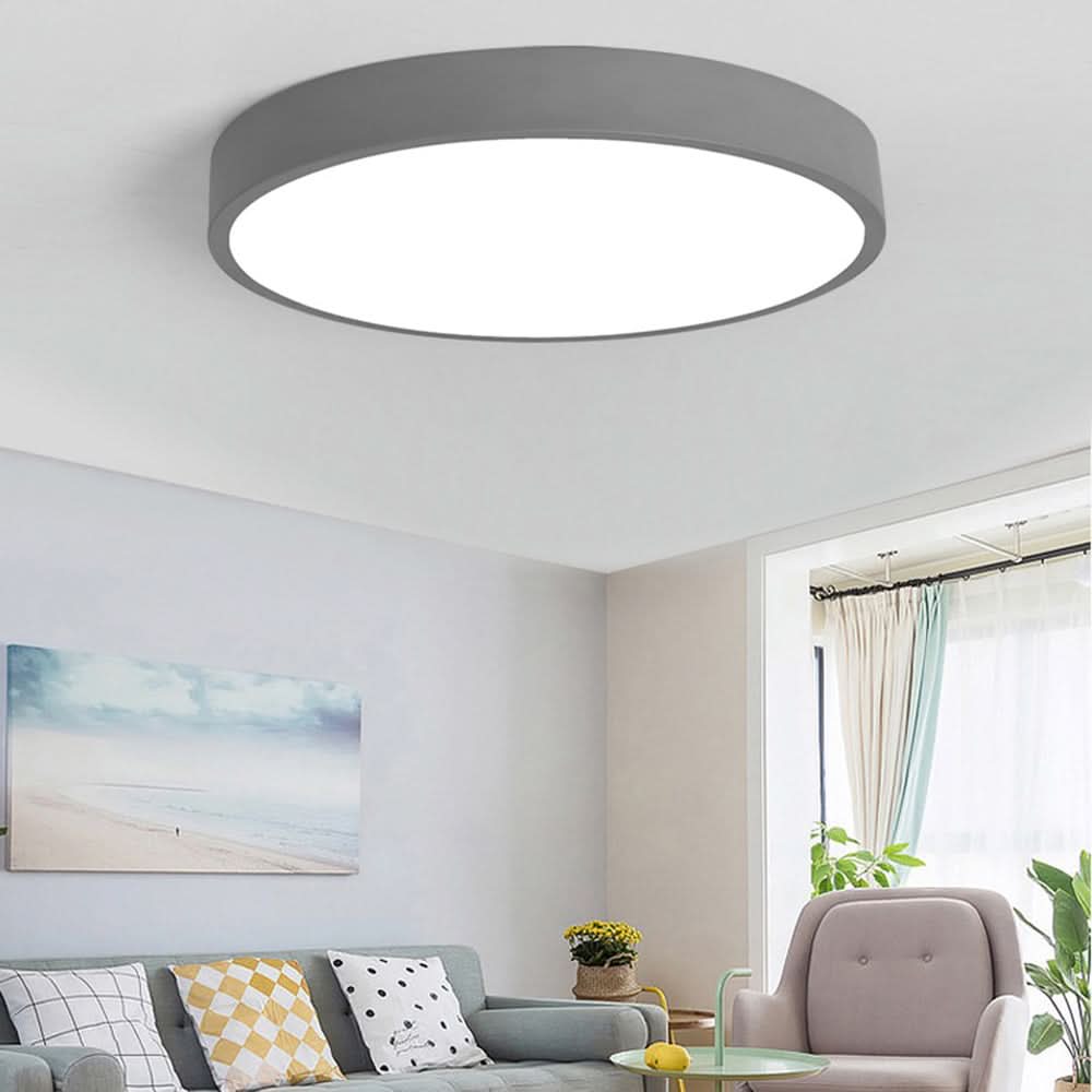 Round LED ceiling light modern design, energy-efficient, available in 30cm 40cm 50cm