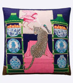 Leopard Velvet Cushion Cover - Animal Print Decorative Pillow