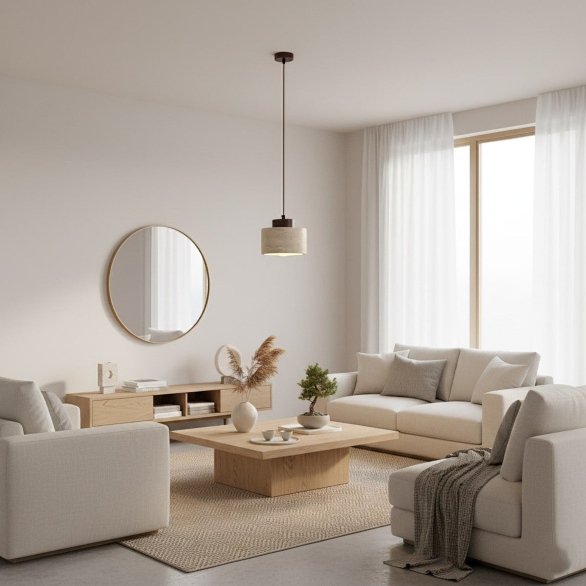 Iron pendant light with tri-color LED, hardwired, for kitchen and dining room