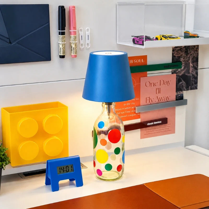 Bottle Light USB rechargeable cork lamp with adjustable brightness and color temperature