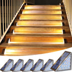 Solar stair lights outdoor step lighting IP65 waterproof LED, deck patio porch