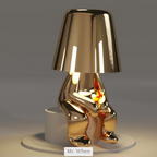Cordless Table Lamp Dimmable, Rechargeable, Italian Design