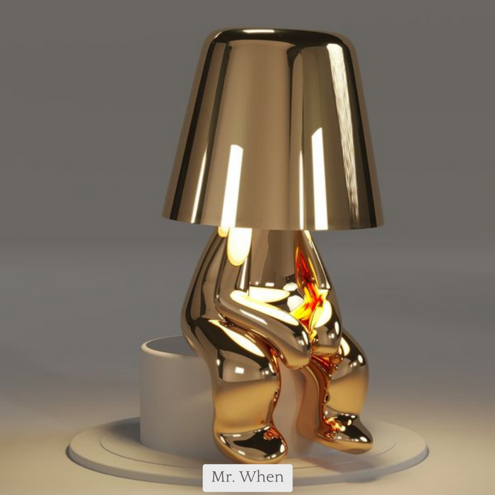 Cordless Table Lamp Dimmable, Rechargeable, Italian Design