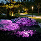 Solar garden lights IP65 waterproof LED spotlight for landscape lighting, adjustable angle