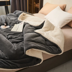 Fleece Blanket Warm Flannel Throw, Plush Soft for Winter Bed