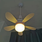 Socket Fan Ceiling Fan with Light | LED, Remote Control, E27/B22