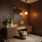 Marble pendant light warm LED glow, minimalist natural stone hardwired ceiling fixture