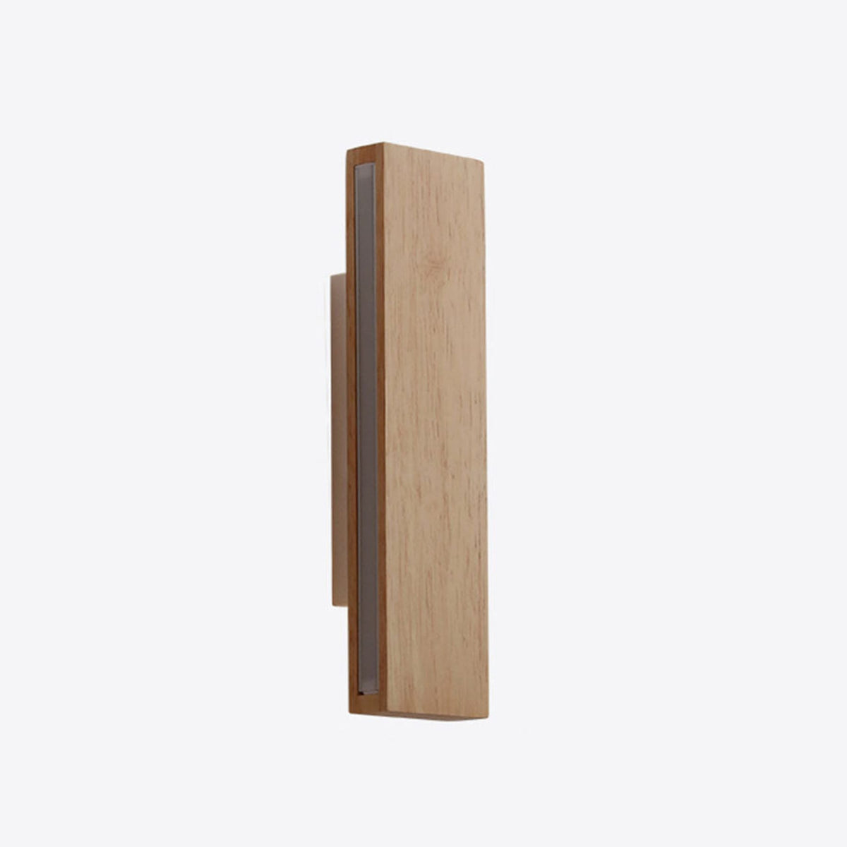 Wood wall light for living room and bedroom, matte finish, warm white or daylight