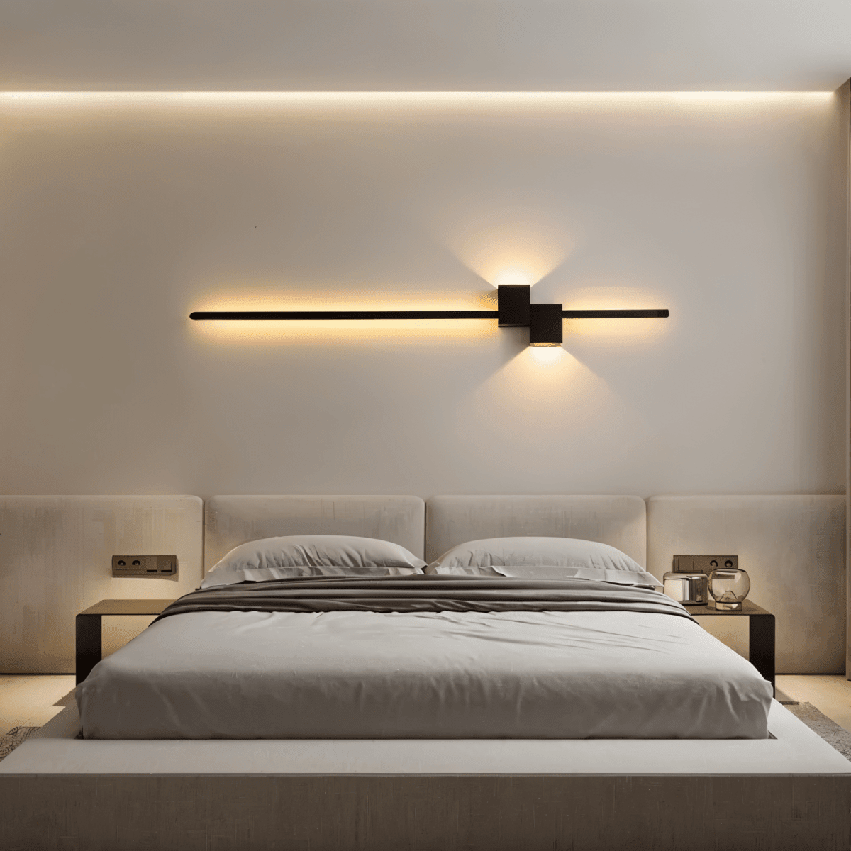 Wall Light LED Minimalist | Metal, Indirect Lighting | 62cm, 92cm, 122cm