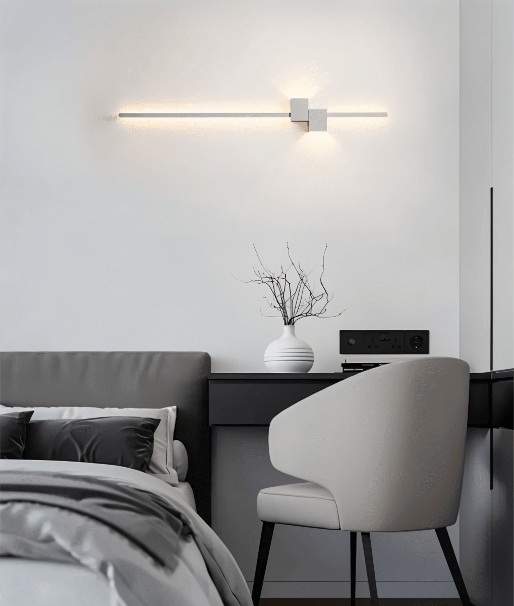 Wall Light LED Minimalist | Metal, Indirect Lighting | 62cm, 92cm, 122cm