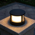 Outdoor pedestal light modern LED garden pathway lighting in die-cast aluminium