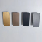 Wall sconce LED rectangular Nordic minimalist aluminum frosted glass 2-light indoor