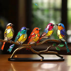 Window bird decoration hanging sun catcher ornament, reflective light