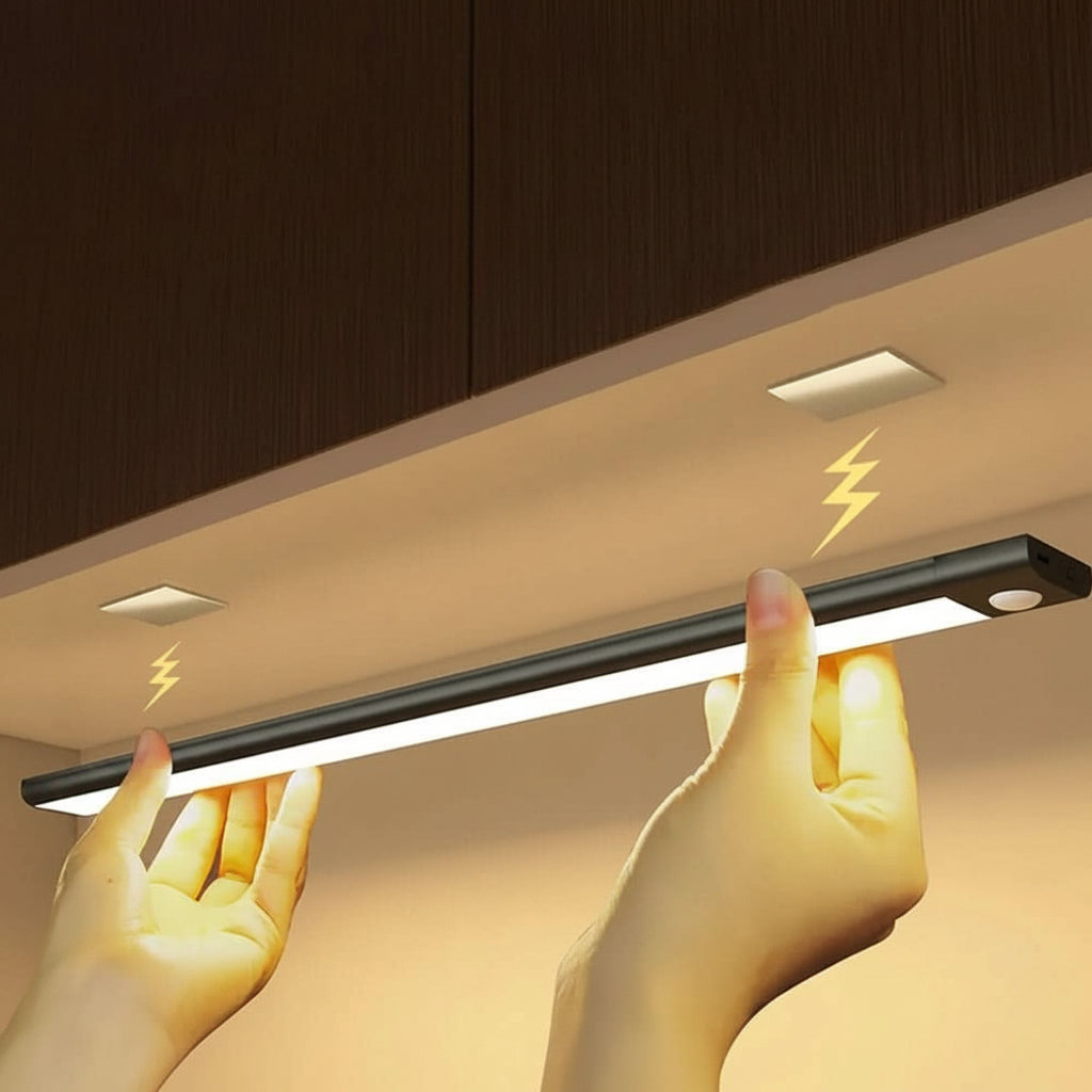 Motion Sensor LED Cabinet Light | Rechargeable, Dimmable, Magnetic Mount