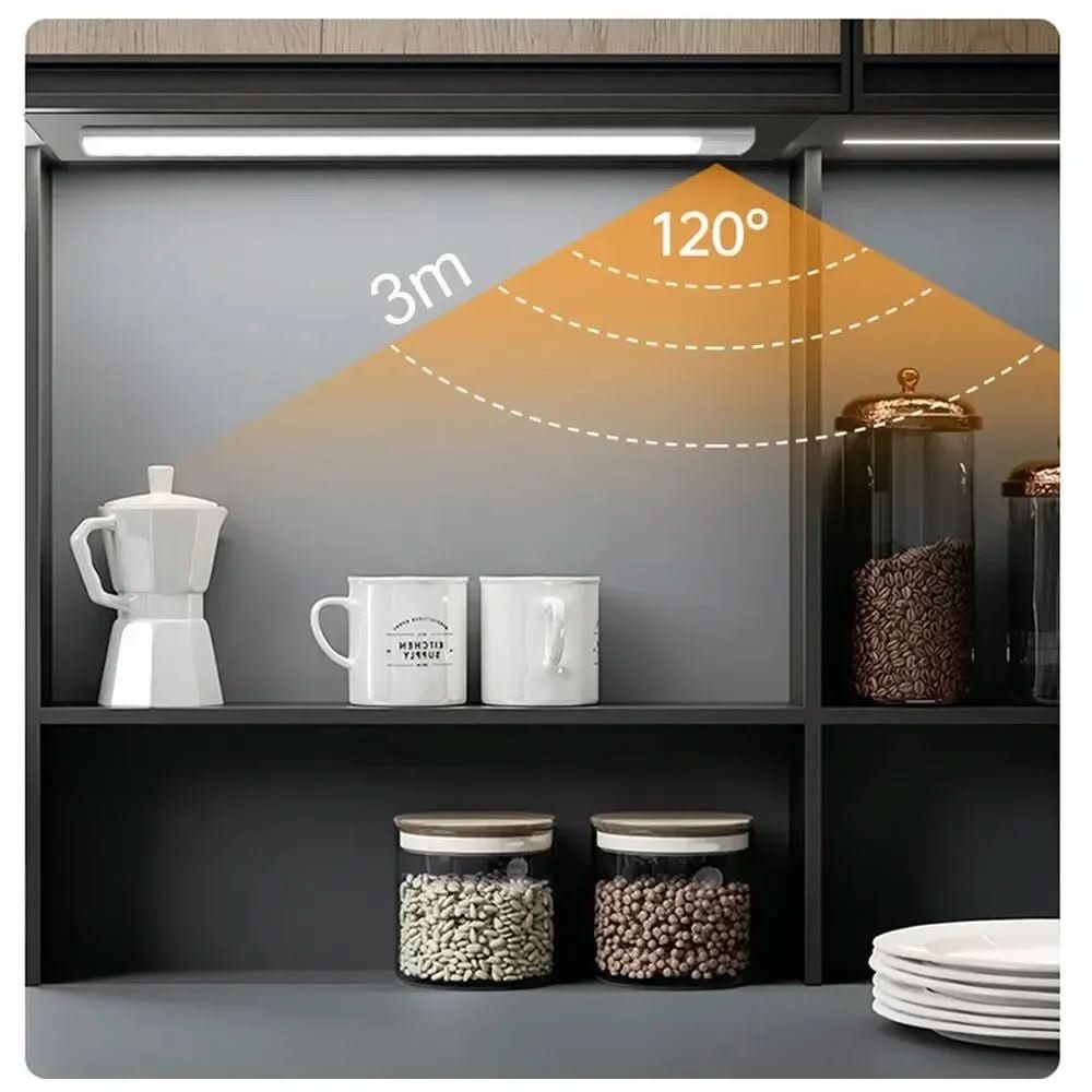 Motion Sensor LED Cabinet Light | Rechargeable, Dimmable, Magnetic Mount