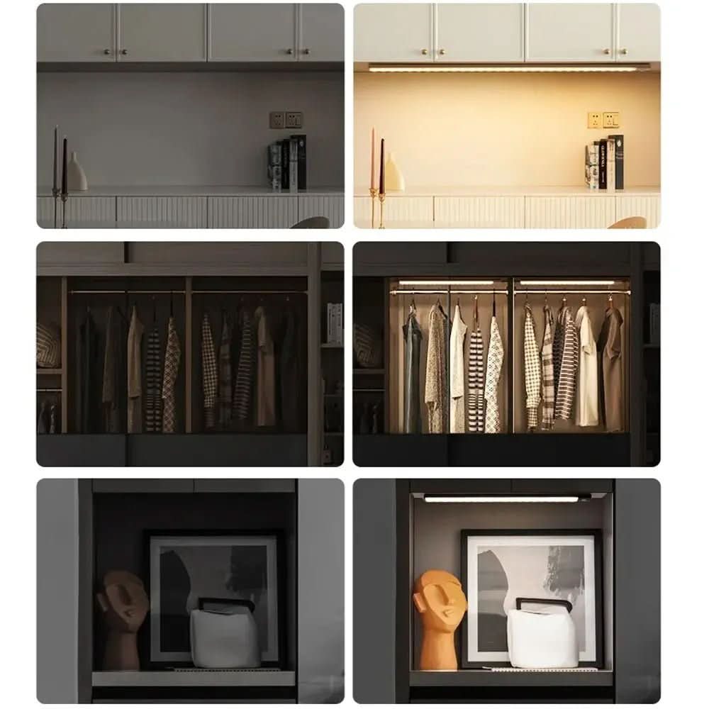 Motion Sensor LED Cabinet Light | Rechargeable, Dimmable, Magnetic Mount