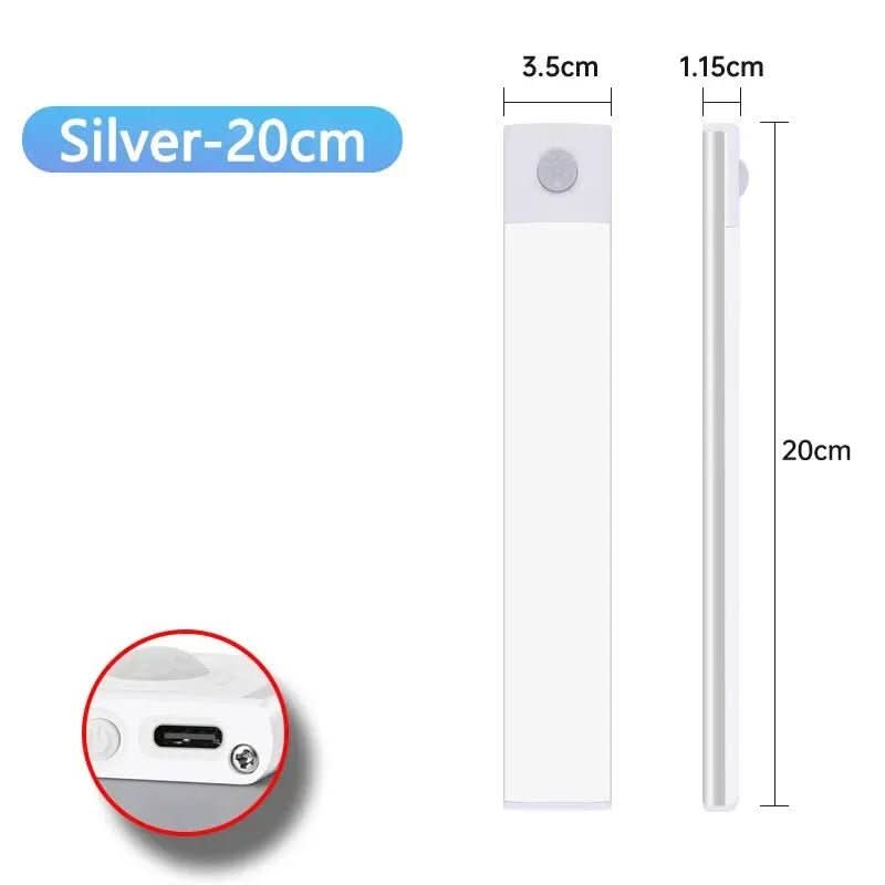 Motion Sensor LED Cabinet Light | Rechargeable, Dimmable, Magnetic Mount