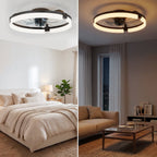 DC ceiling fan with LED light, dimmable, 6 speeds, remote and app control
